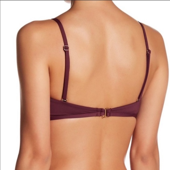 Tavik Color Block Merlot Corsica Bikini Top XS - Picture 2 of 10